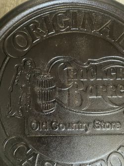 Crackle Barrel Cast  Iron Skillet 
