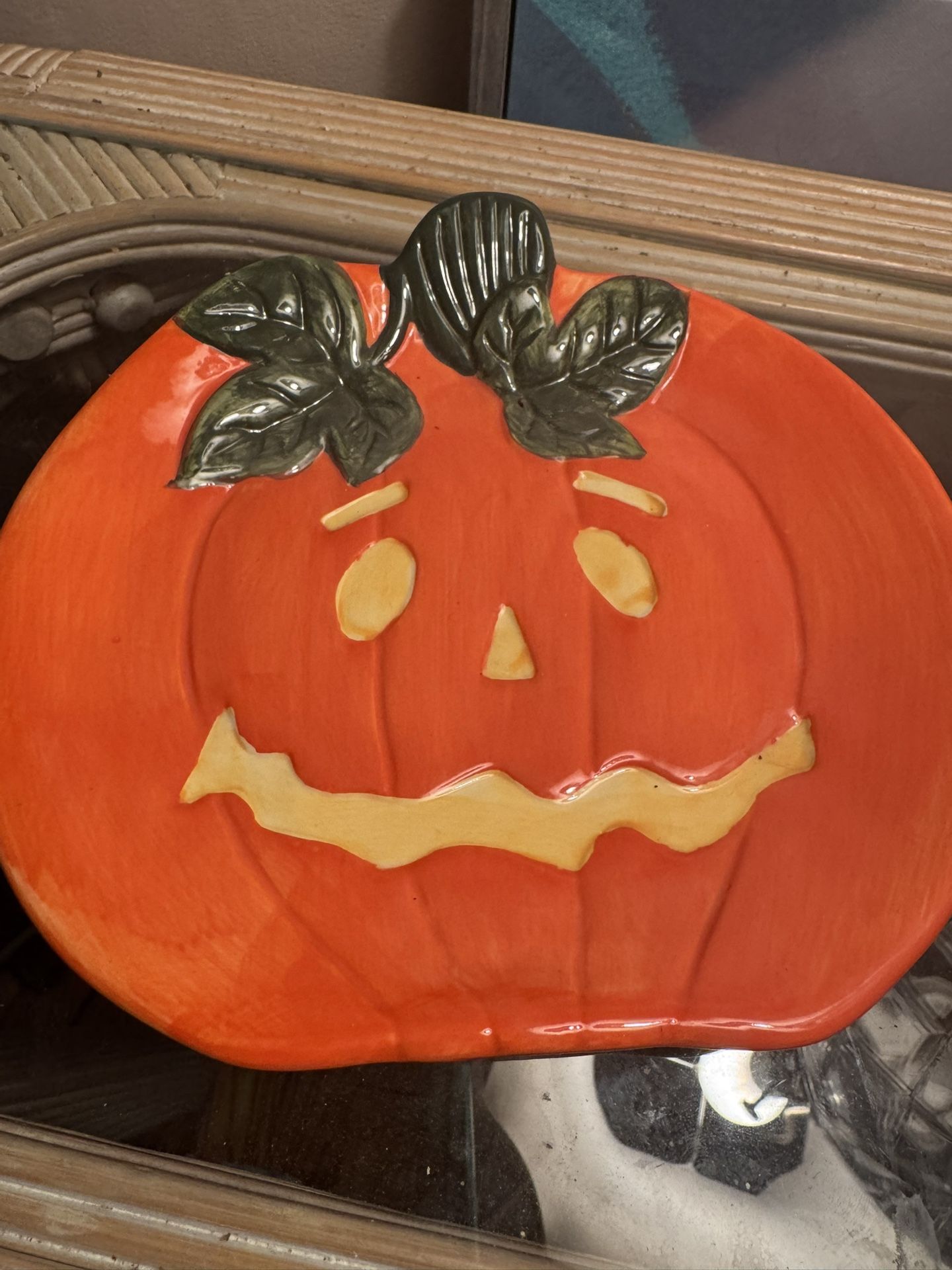 Cute Pumpkin Plate