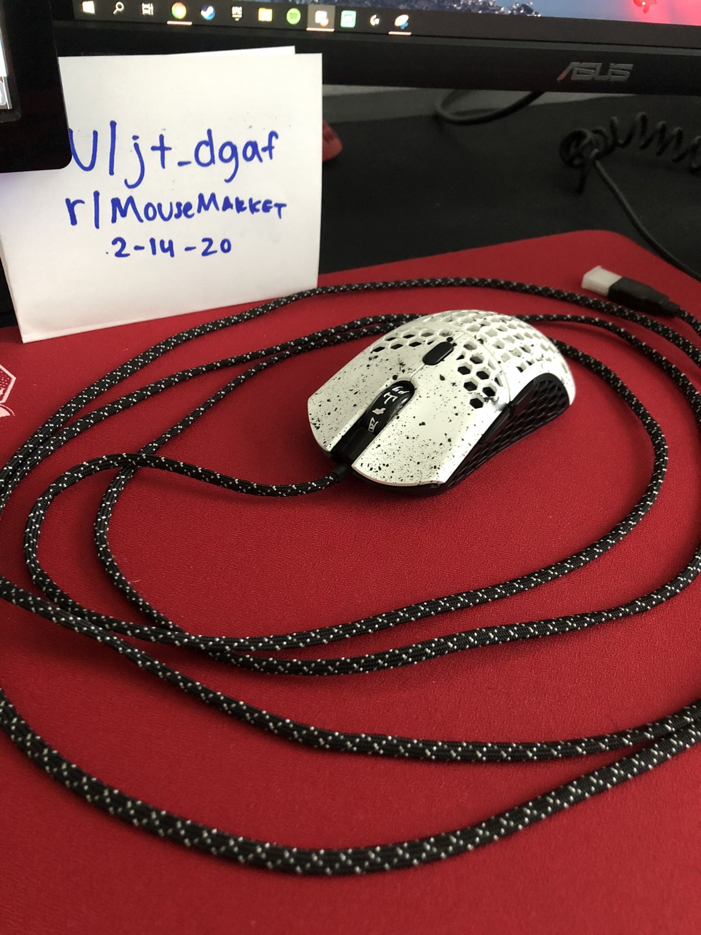 Finalmouse Ninja Air58 White Phantom *RARE*