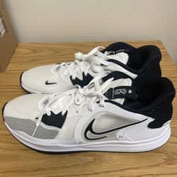 Kyrie 5 Low Black And White