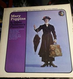 Vintage Vinyl Record Album Mary Poppins & Other Children's Favorites