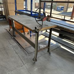 Industrial Tables And Forklift Man Baskets