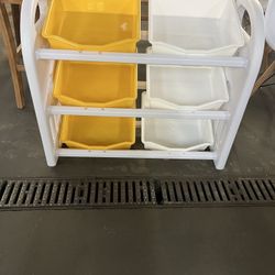 Brand New Trilenars Kids Toy Lockers with 6 Lockers, Multi-Purpose Nursery Lockers, Set Toy Locker Units with Shelves and Lockers for Playrooms, Bedro