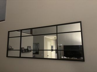 Rectangle Windowpane Mirror