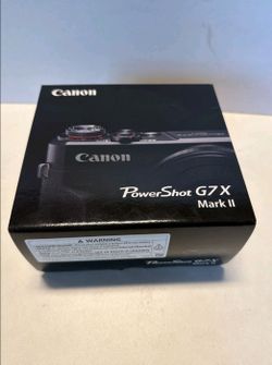Canon PowerShot G7 X Mark II 20.1MP Compact Camera - Black