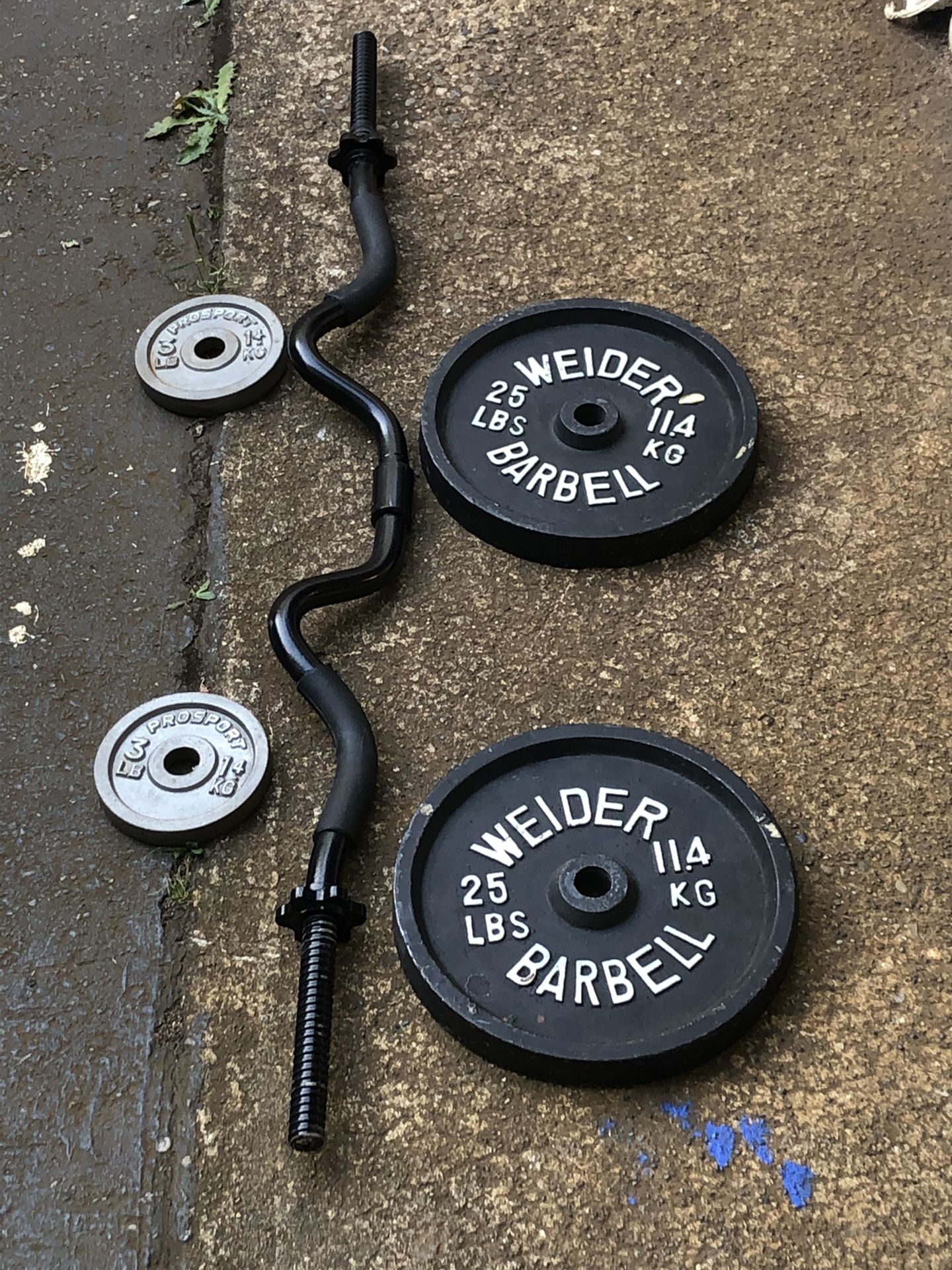 Standard weight set