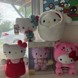 Hello Kitty Plushies 