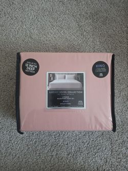 Luxury Hotel Collection King Microfiber Sheet Set