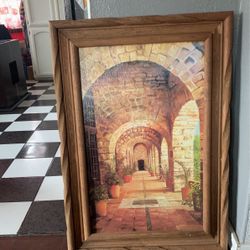 Wood Frame Painting Canvas