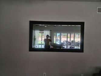 Large wall mirror