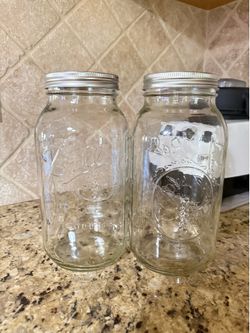 set of 2 Ball mason jars wide mouth (1500ml)
