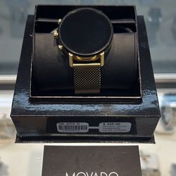 Movado Bold Digital Watch Gold Tone