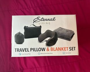 Eternal Living Travel Pillow & Blanket Set