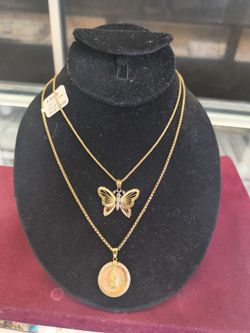 14kgold necklace different prices and grams layaway available 10%dwon if you interested ask Maribel thank you