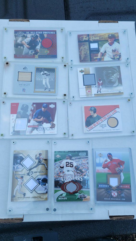 Memorabilia Patch Baseball Cards 