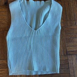 Green Sweater Vest- Small