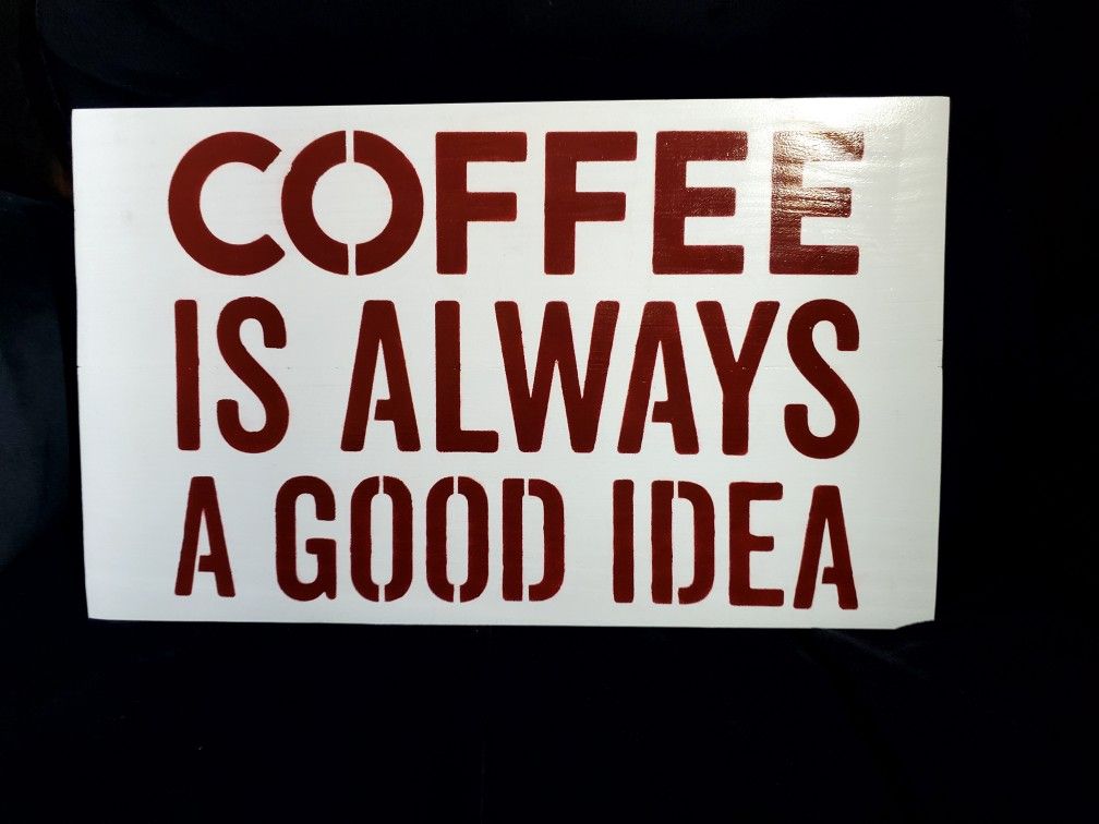 Coffee sign decor