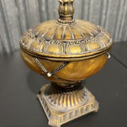 antique-style decorative lidded urn or jar
