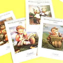 Lot Of 4 Hummel Calendars