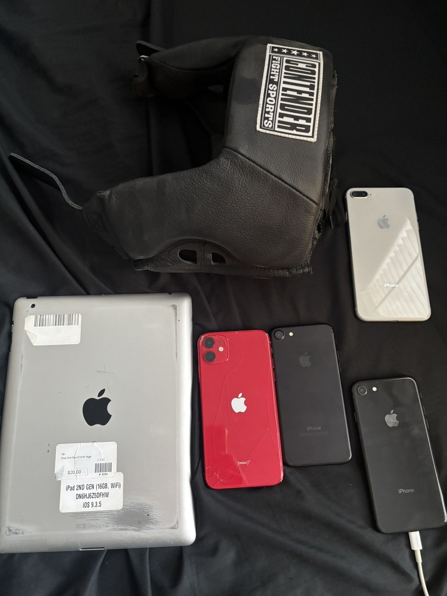 iPhones And Contender headgear