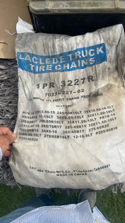 Tire Chains Laclede Truck 