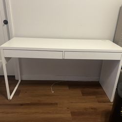 White ikea Desk 45$