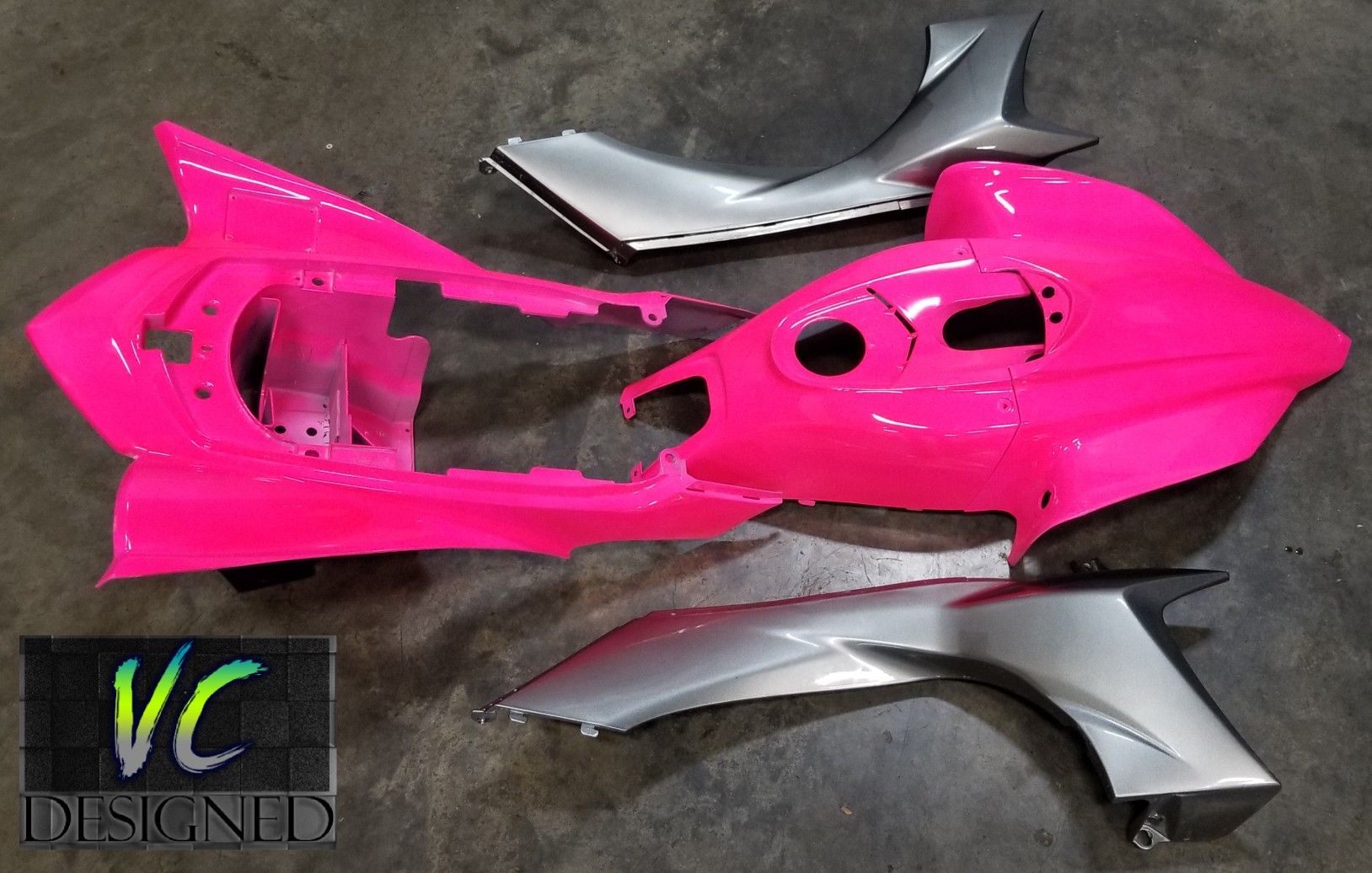 Custom painted 04-08 Yfz 450 plastics