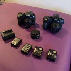 (Two) LUMIX G7 Cameras With Accessories