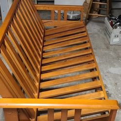 Wooden Futon Excellent Condition