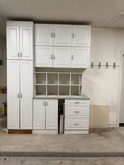 Garage cabinets
