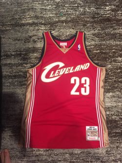 Authentic Mitchell and Ness LeBron James jersey