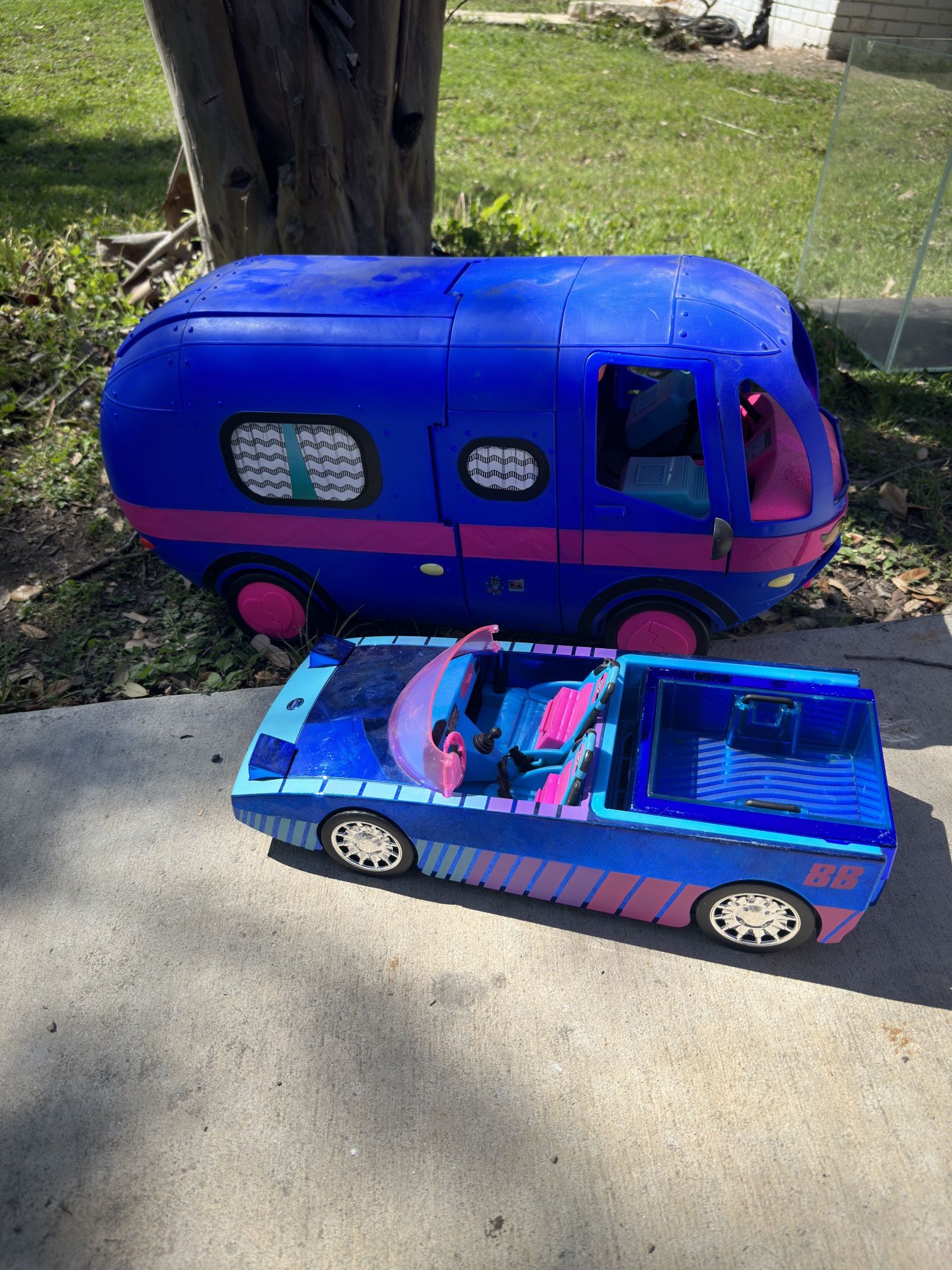 Lol Dolls Camper And Car With Accessories 