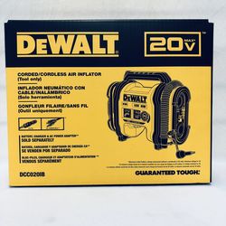 DeWalt 20V MAX Cordless Electric Portable Inflator *NEW!