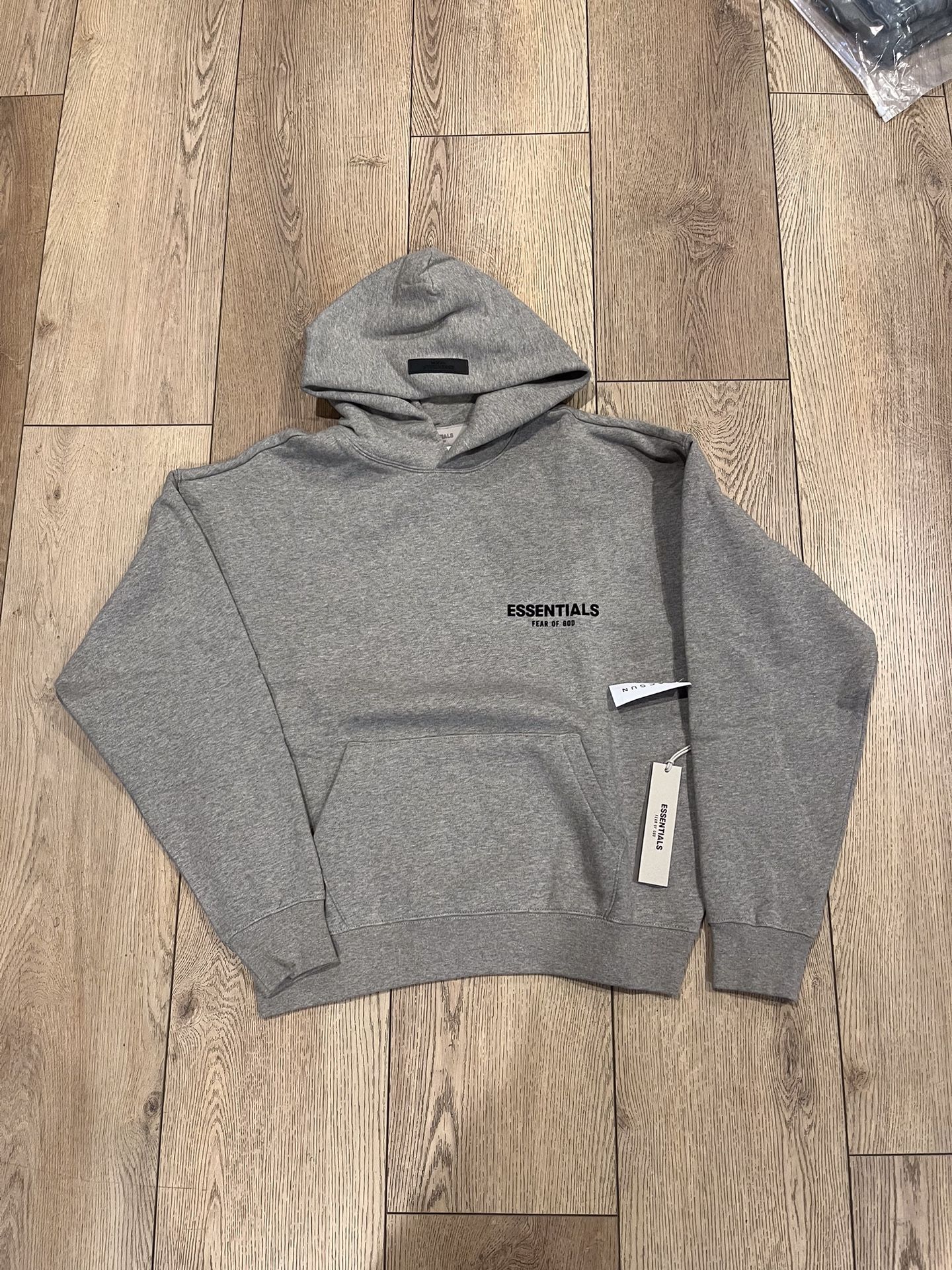Essentials Fear Of God Dark Oat Hoodie
