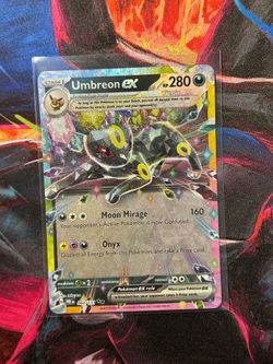 Pokemon Umbreon Ex Prismatic Evolutions