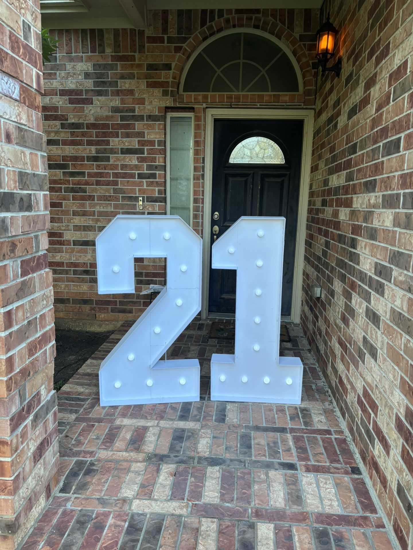 Giant Light Up Numbers