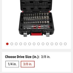 ICON 3/8 in. Drive SAE and Metric Modular General Service Socket Set, 54-Piece