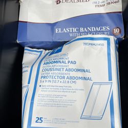 Bandages And Abdominal Pad