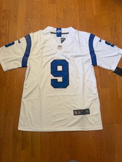 White blue Los Angeles rams Stanfford jersey