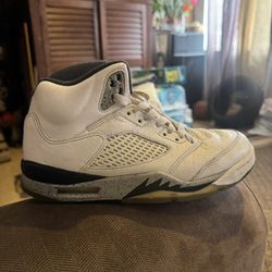 Air Jordan 5’s Retro White Cement