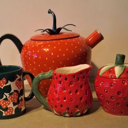 Strawberry Collection Of Sweet Items All Sold & Priced Individually-READ Below 