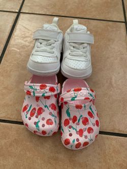 Nike Court Borough low & girls crocs