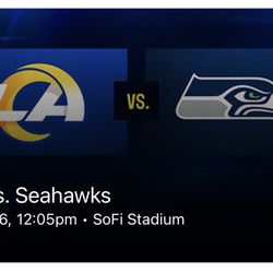 (2) Rams vs. Seahawks - Section 305 - Aisle Seats