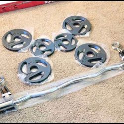 Brand New Olympic Weight Set (Curl Bar included) 