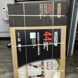 Backboard and rim combination with universal mounting kit