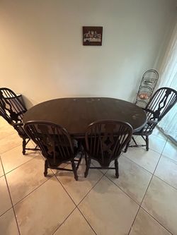 Table and chairs