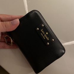 Kate Spade Black Leather Wallet 