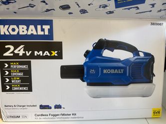 Kobalt 24Volt Cordless Fogger with battery and charger