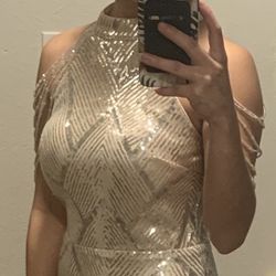 Silver Formal Dress