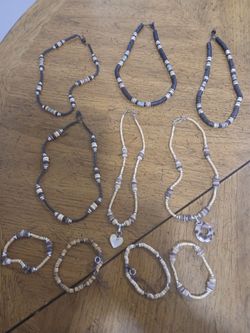 Necklaces and bracelets